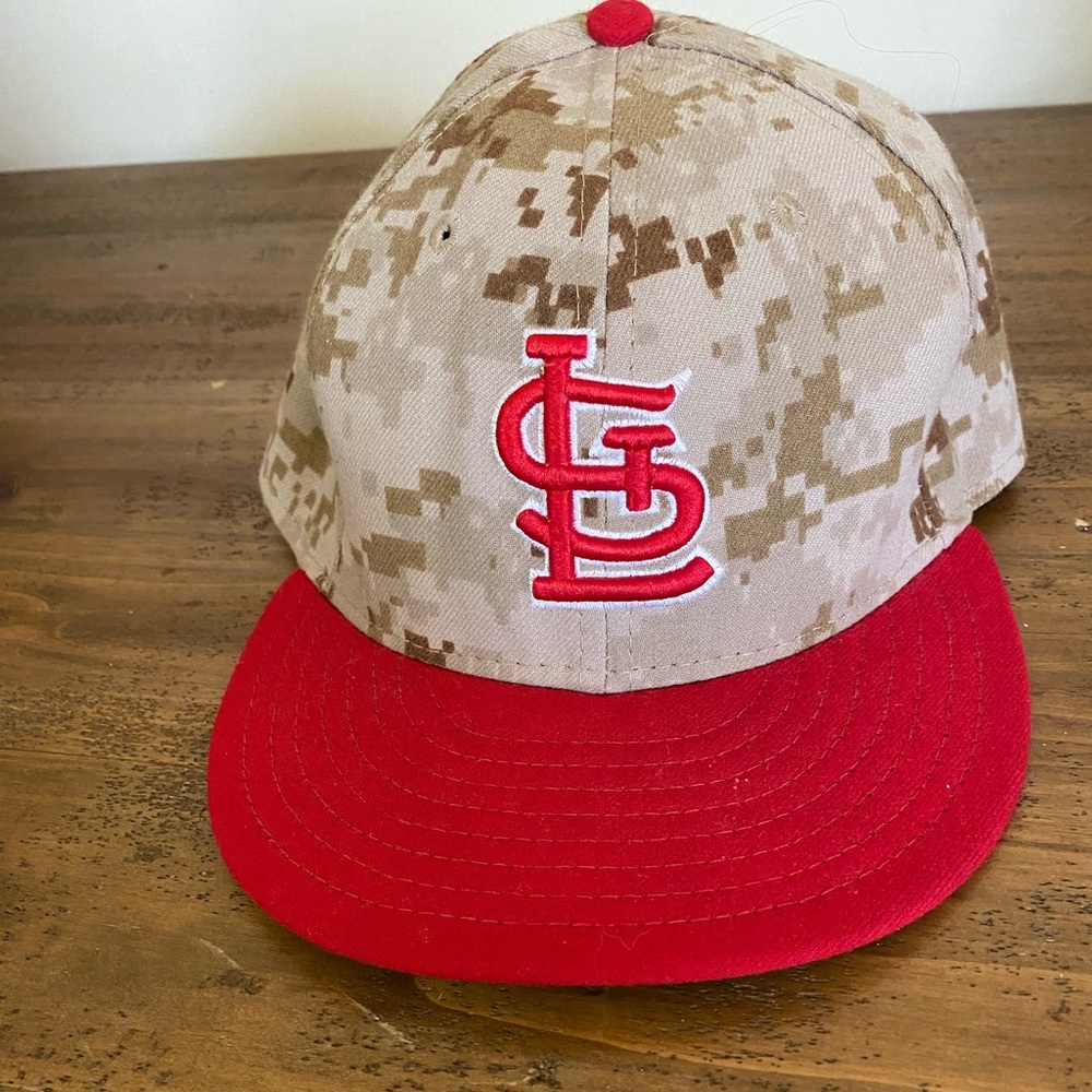 Saint Louis Cardinals Ball Cap Hat Melonwear Digital Camo,size 7 1/4